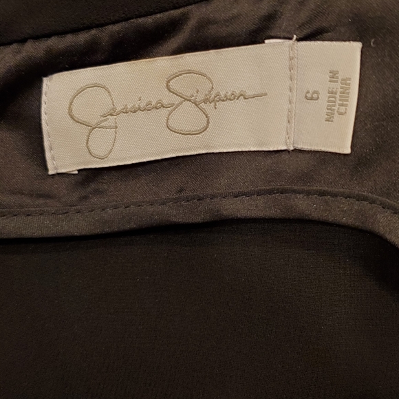 Jesica Simpson Women Sleeveless Black Party Dress Size 6 - Picture 4 of 4